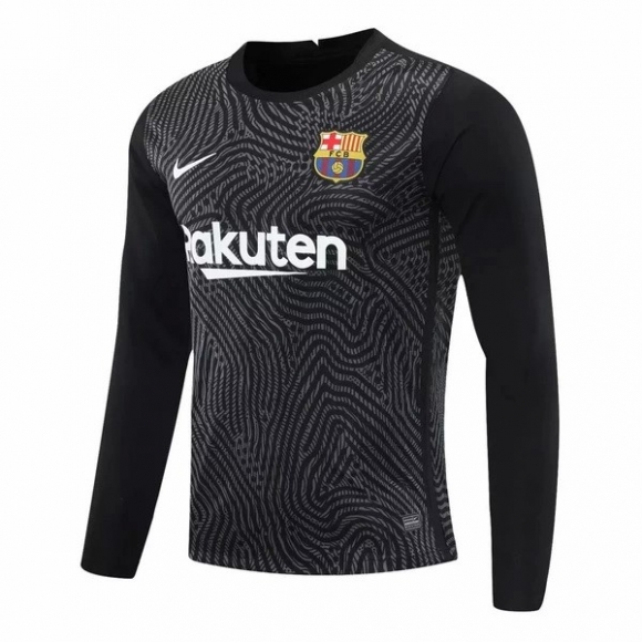 Thailandia Maglia Barcellona Portiere ML 2020/21 Nero
