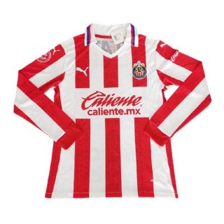 Thailandia Maglia Chivas Home ML 2020/21 Rosso Bianco