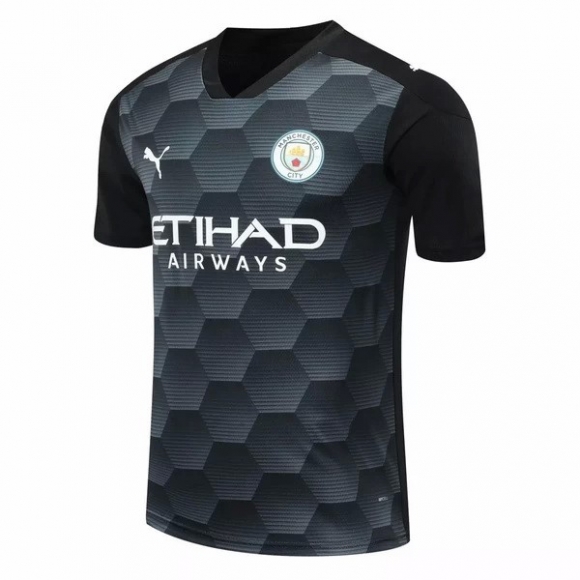 Thailandia Maglia Manchester City Home Portiere 2020/21 Nero
