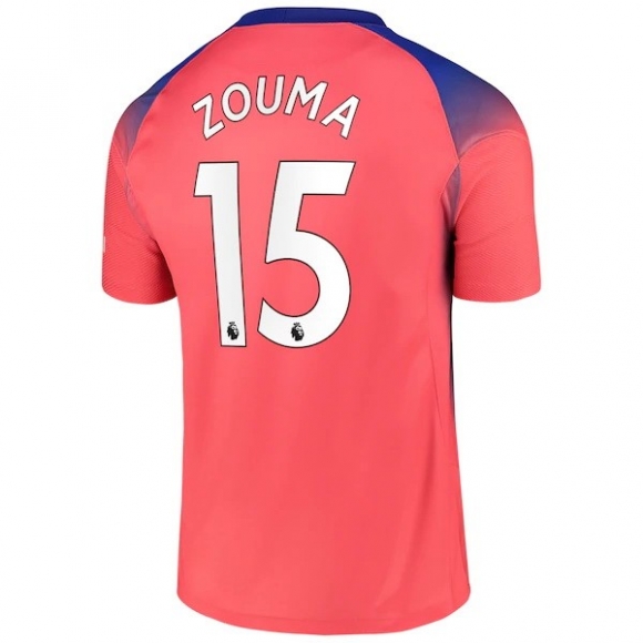Maglia Chelsea NO.15 Zouma Terza 2020/21 Arancione
