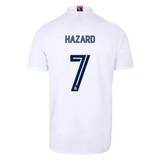 Maglia Real Madrid Home NO.7 Hazard 2020/21 Bianco