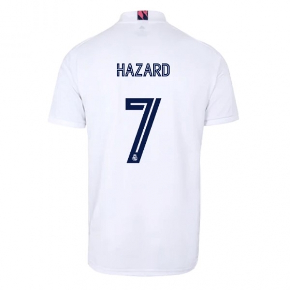 Maglia Real Madrid Home NO.7 Hazard 2020/21 Bianco