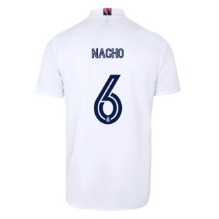 Maglia Real Madrid Home NO.6 Nacho 2020/21 Bianco
