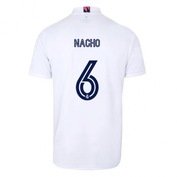 Maglia Real Madrid Home NO.6 Nacho 2020/21 Bianco