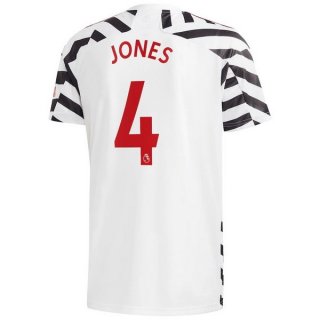 Maglia Manchester United NO.4 Jones Terza 2020/21 Bianco