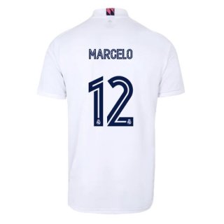 Maglia Real Madrid Home NO.12 Marcelo 2020/21 Bianco