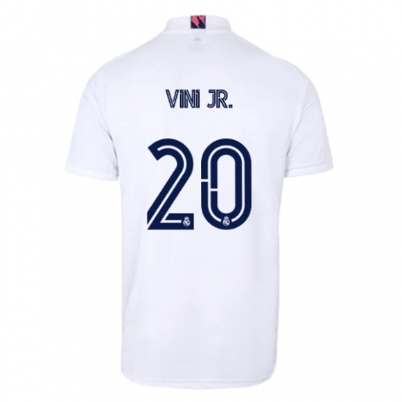 Maglia Real Madrid Home NO.20 Vini Jr. 2020/21 Bianco