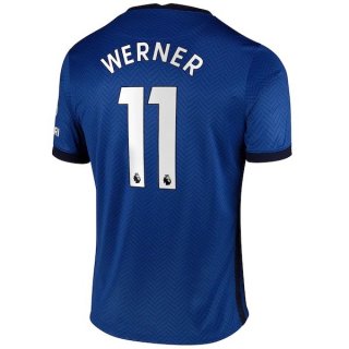 Maglia Chelsea NO.11 Werner Home 2020/21 Blu