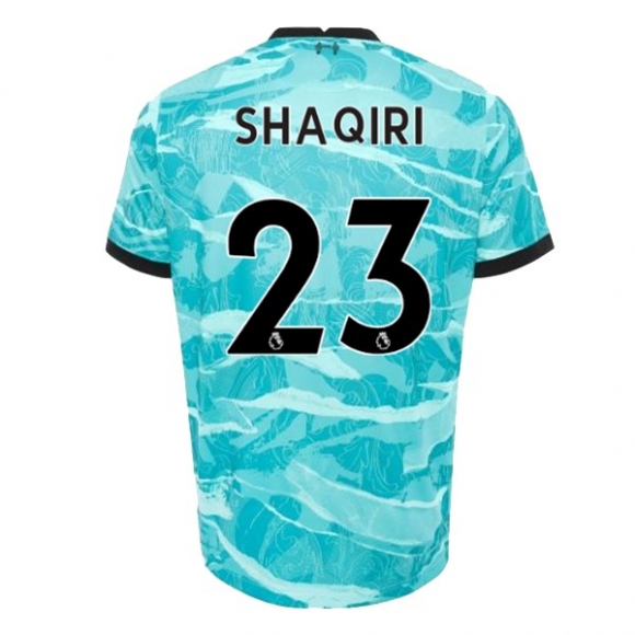 Maglia Liverpool NO.23 Shaqiri Away 2020/21 Blu