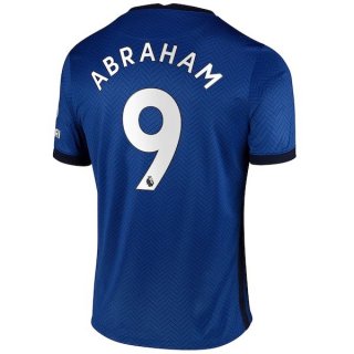 Maglia Chelsea NO.9 Abraham Home 2020/21 Blu