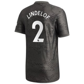 Maglia Manchester United NO.2 Lindelof Away 2020/21 Nero