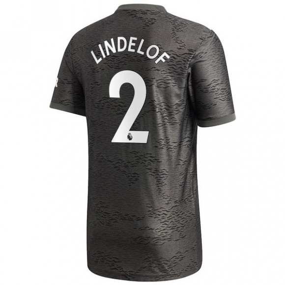 Maglia Manchester United NO.2 Lindelof Away 2020/21 Nero