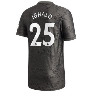 Maglia Manchester United NO.25 Ighalo Away 2020/21 Nero