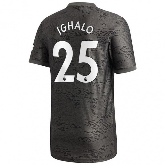 Maglia Manchester United NO.25 Ighalo Away 2020/21 Nero
