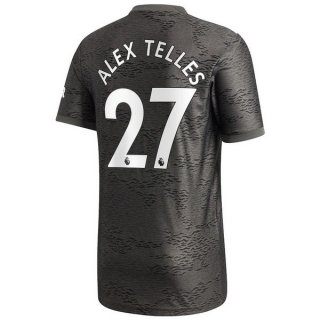 Maglia Manchester United NO.27 Alex Telles Away 2020/21 Nero