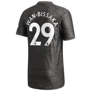 Maglia Manchester United NO.29 Wan Bissaka Away 2020/21 Nero