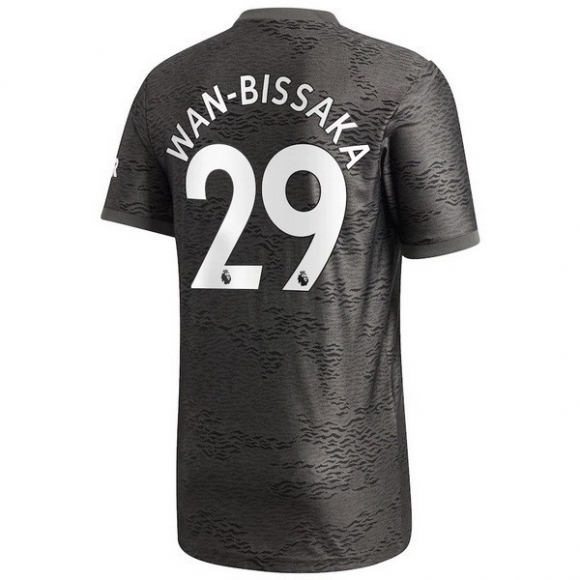 Maglia Manchester United NO.29 Wan Bissaka Away 2020/21 Nero