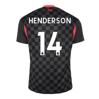 Maglia Liverpool NO.14 Henderson Terza 2020/21 Nero