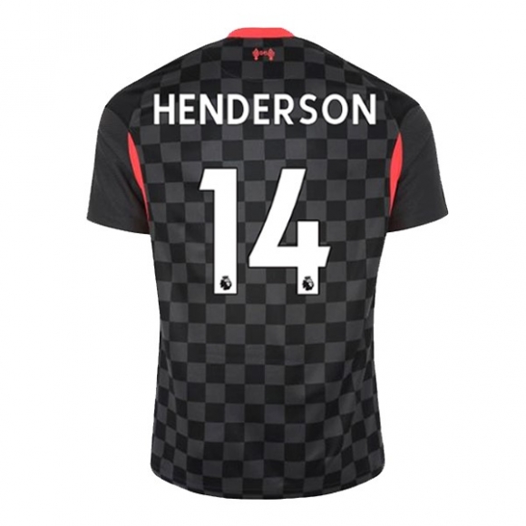 Maglia Liverpool NO.14 Henderson Terza 2020/21 Nero