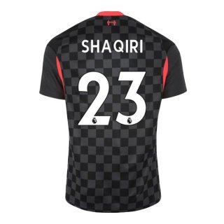 Maglia Liverpool NO.23 Shaqiri Terza 2020/21 Nero