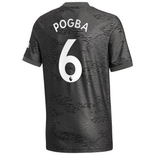 Maglia Manchester United NO.6 Pogba Away 2020/21 Nero