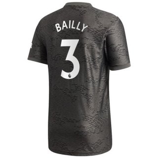 Maglia Manchester United NO.3 Bailly Away 2020/21 Nero