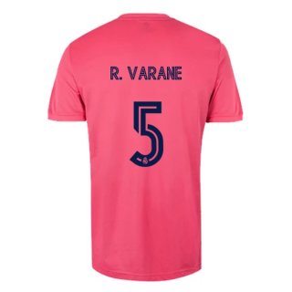 Maglia Real Madrid Away NO.5 Varane 2020/21 Rosa