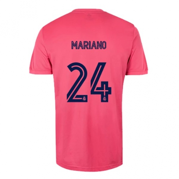 Maglia Real Madrid Away NO.24 Mariano 2020/21 Rosa
