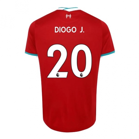 Maglia Liverpool NO.20 Diogo Jota Home 2020/21 Rosso