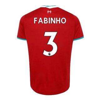 Maglia Liverpool NO.3 Fabinho Home 2020/21 Rosso