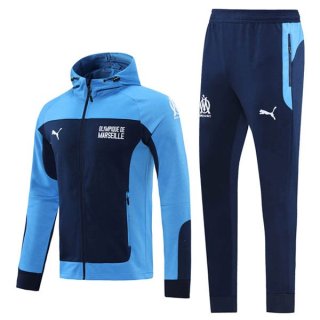 Felpa Cappuccio Marseille 2021/22 Blu