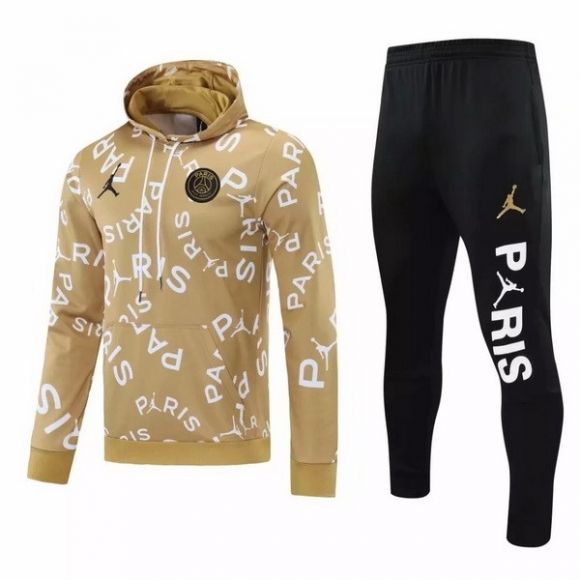 Felpa Cappuccio Paris Saint Germain 2021/22 Giallo Nero
