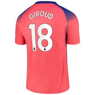 Maglia Chelsea NO.18 Giroud Terza 2020/21 Arancione