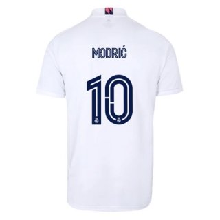Maglia Real Madrid Home NO.10 Modric 2020/21 Bianco