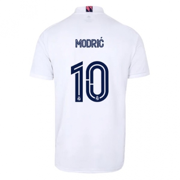 Maglia Real Madrid Home NO.10 Modric 2020/21 Bianco
