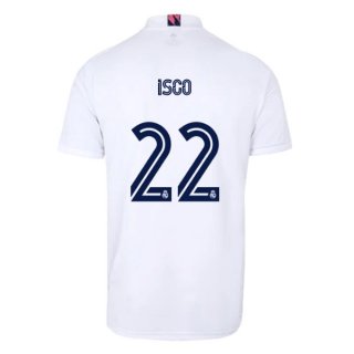 Maglia Real Madrid Home NO.22 Isco 2020/21 Bianco