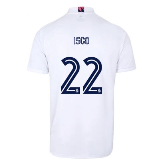 Maglia Real Madrid Home NO.22 Isco 2020/21 Bianco
