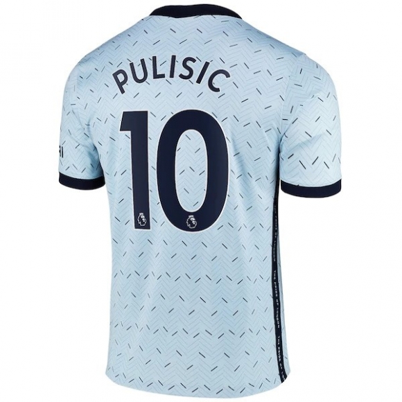 Maglia Chelsea NO.10 Pulisic Away 2020/21 Blu