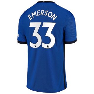 Maglia Chelsea NO.33 Emerson Home 2020/21 Blu
