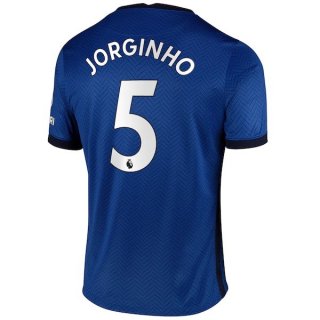 Maglia Chelsea NO.5 Jorginho Home 2020/21 Blu