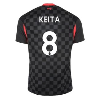 Maglia Liverpool NO.8 Keita Terza 2020/21 Nero