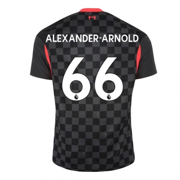 Maglia Liverpool NO.66 Arnold Terza 2020/21 Nero