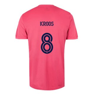 Maglia Real Madrid Away NO.8 Kroos 2020/21 Rosa