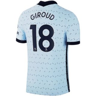 Maglia Chelsea NO.18 Giroud Away 2020/21 Blu