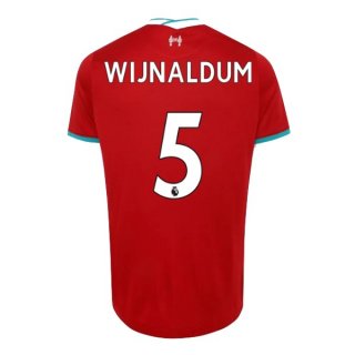 Maglia Liverpool NO.5 Wijnaldum Home 2020/21 Rosso