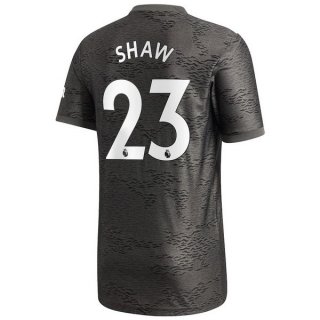 Maglia Manchester United NO.23 Shaw Away 2020/21 Nero