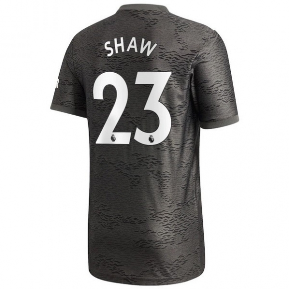 Maglia Manchester United NO.23 Shaw Away 2020/21 Nero