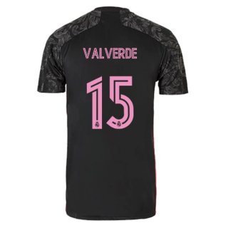 Maglia Real Madrid Terza NO.15 Valverde 2020/21 Nero