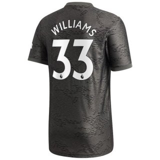 Maglia Manchester United NO.33 Williams Away 2020/21 Nero