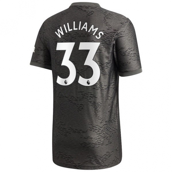 Maglia Manchester United NO.33 Williams Away 2020/21 Nero